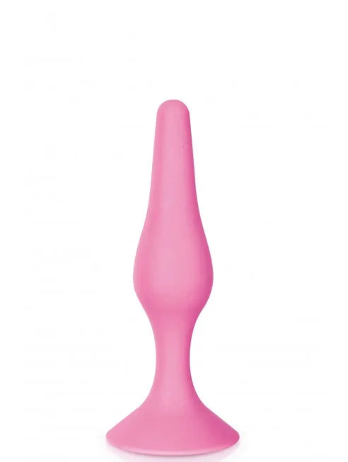 Grossiste sextoys Plug anal ventouse rose taille S