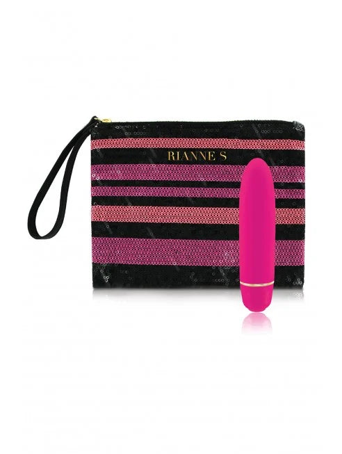 Mini vibromasseur de voyage pour stimulation clitoridienne
