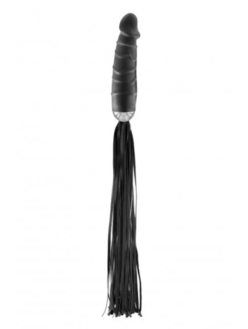 Martinet avec manche chapelet anal noir Fetish Tentation - CC570402