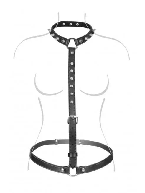 Harnais buste avec pointes picots Fetish Tentation - CC570410