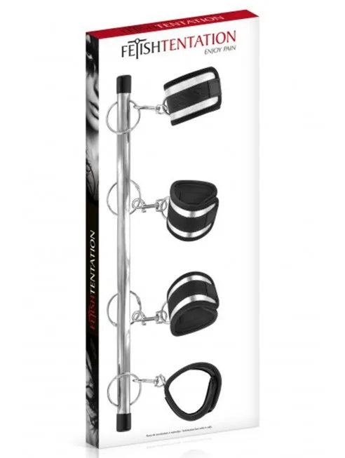 Barre de soumission avec 4 menottes Fetish Tentation - CC570412