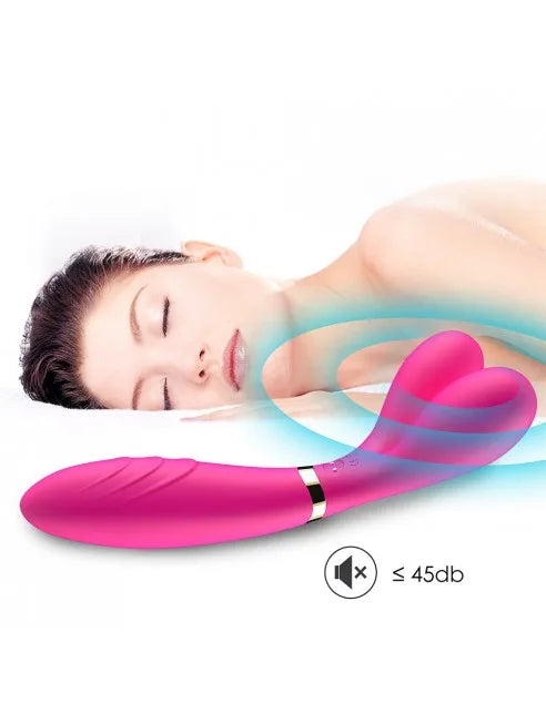 Vibromasseur Wand rose en forme de Y avec 3 moteurs - USK-W04PNK