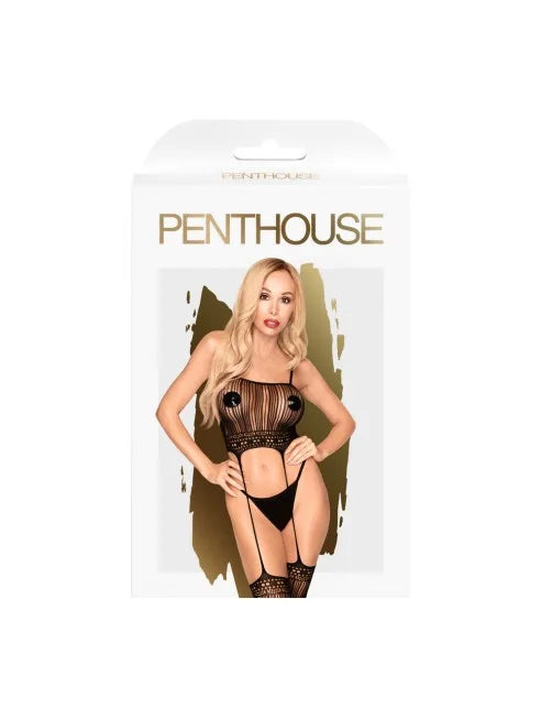 Bodystocking Noir Sex dealer - PH0034BLK