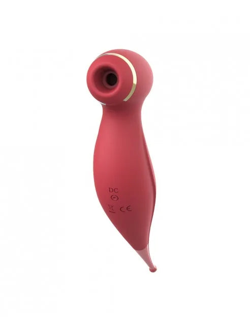 Oiseau du Paradis - Vibromasseur 2 en 1 rouge - CR-820RED