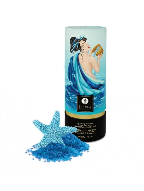 Sel de la mer morte aromatisé et moussant Océan de Tentations 500 gr Shunga - CC7515