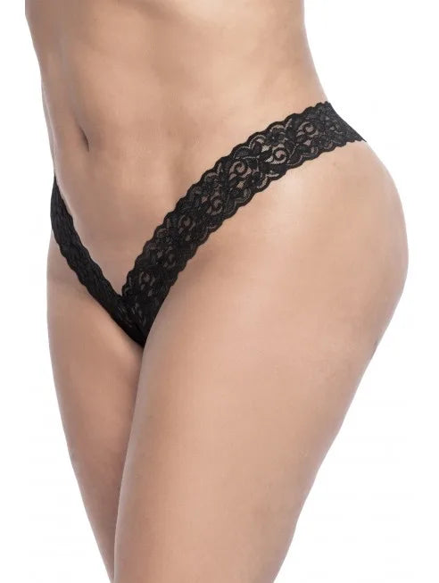 Sexy Lace Boyshort - MAL93XBLK