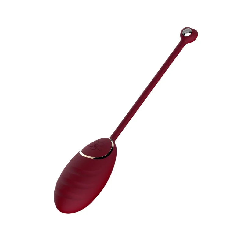 Œuf vibrant rouge avec télécommande USB