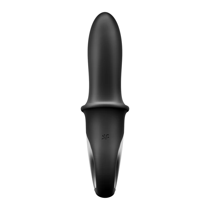 Vibromasseur noir USB, chauffant et connecté Hot Passion Satisfyer