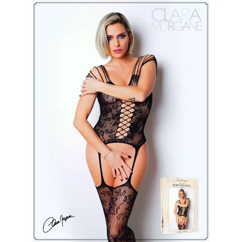 Bodystocking imprimé florale - Le Numéro 10 - Collection Bodystocking