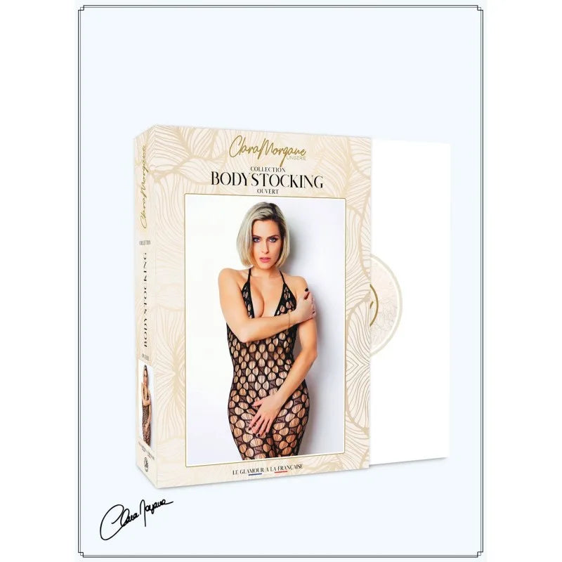 Bodystocking en résille avec maille large - Le Numéro 11 - Collection Bodystocking