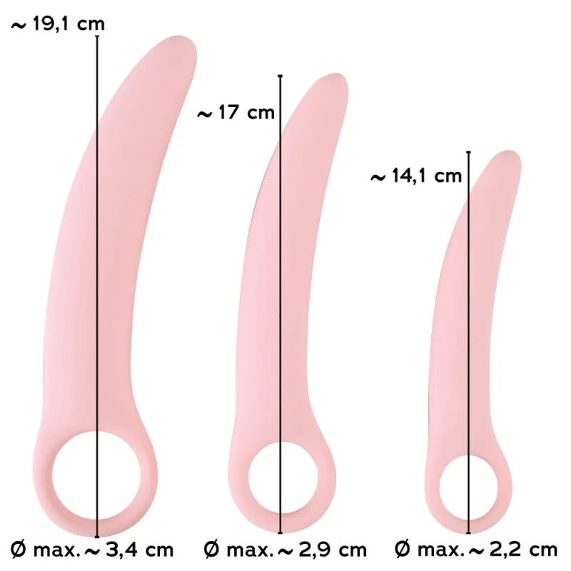 Kit d'entrainement pour l'auto-traitement en douceur du vaginisme