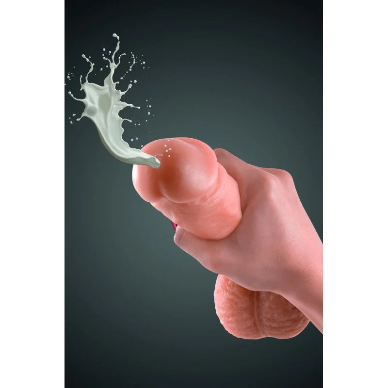 Gode ventouse réaliste éjaculateur 21,5 cm