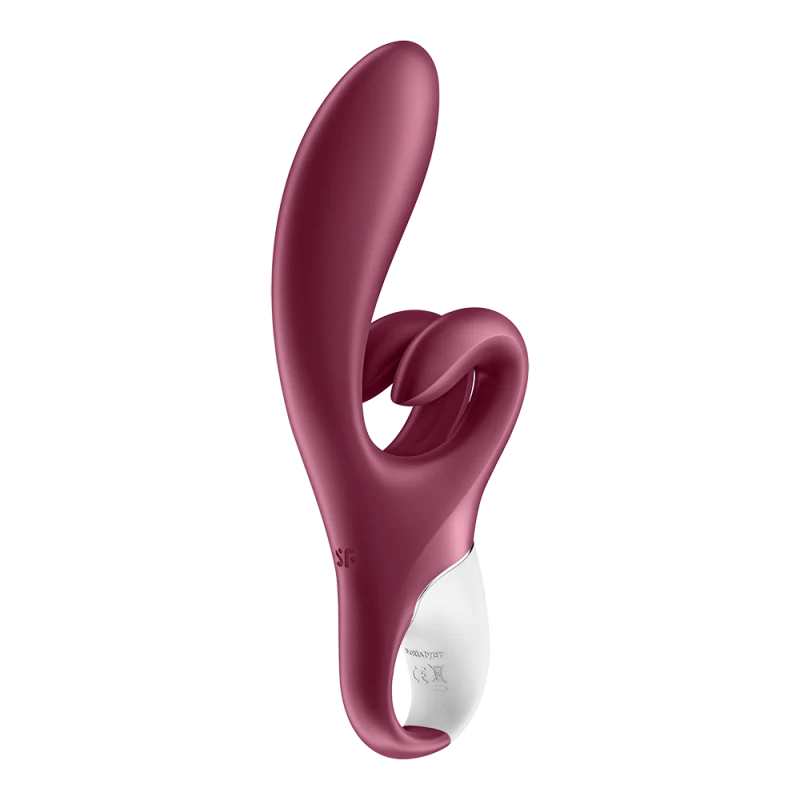 Vibromasseur rabbit point G rouge double stimulation clitoridienne Touch Me Satisfyer