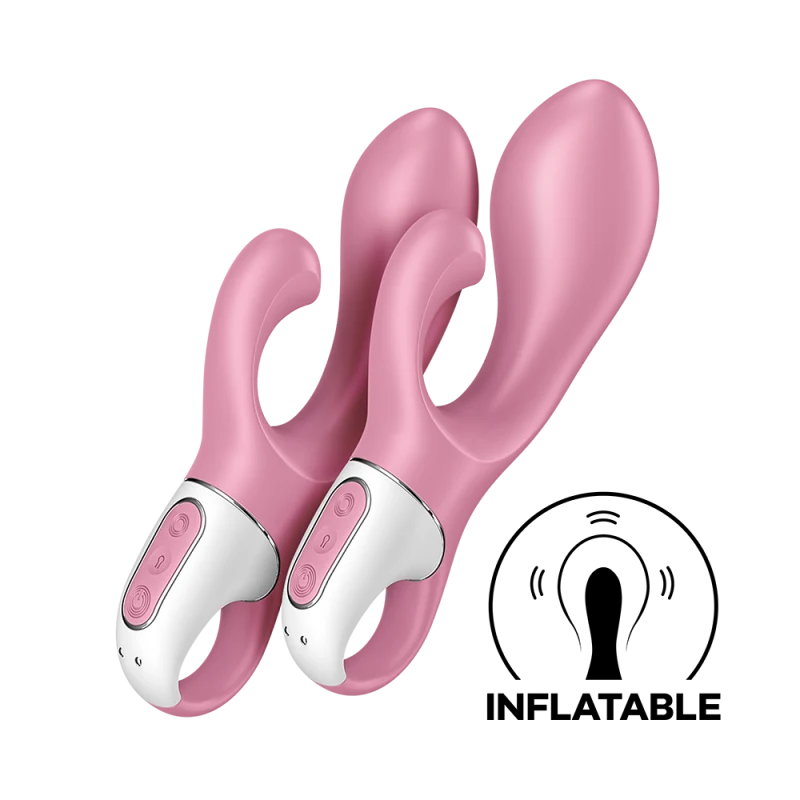 Vibromasseur Rabbit gonflant rose Air Pump Bunny 2 USB Satisfyer