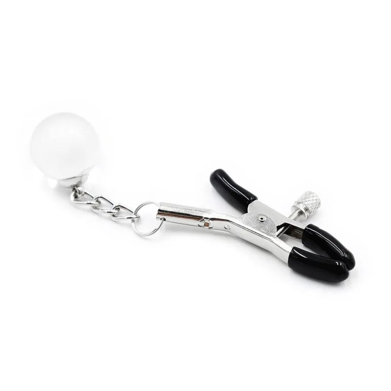 Pinces à seins réglables avec bijoux