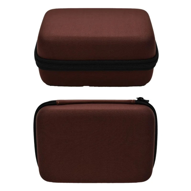 Boite de rangement coquée couleur marron