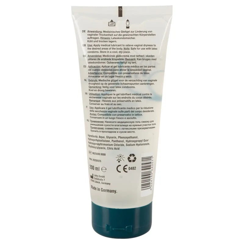 Gel lubrifiant PREMIUM à base d'eau, végétalien 200ml