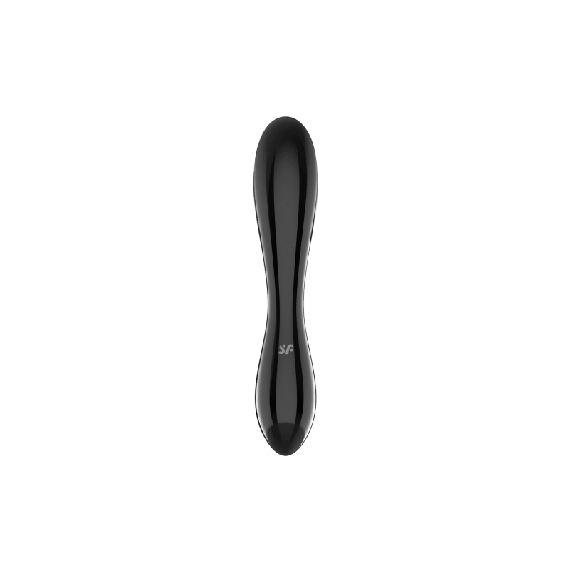 Gode en verre noir haute qualité Dazzling Crystal 1 Satisfyer
