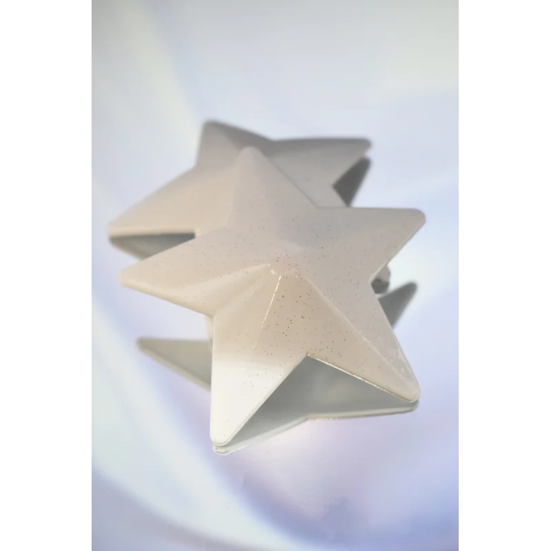 Nipple Métal blanc Cache tétons d'étoile