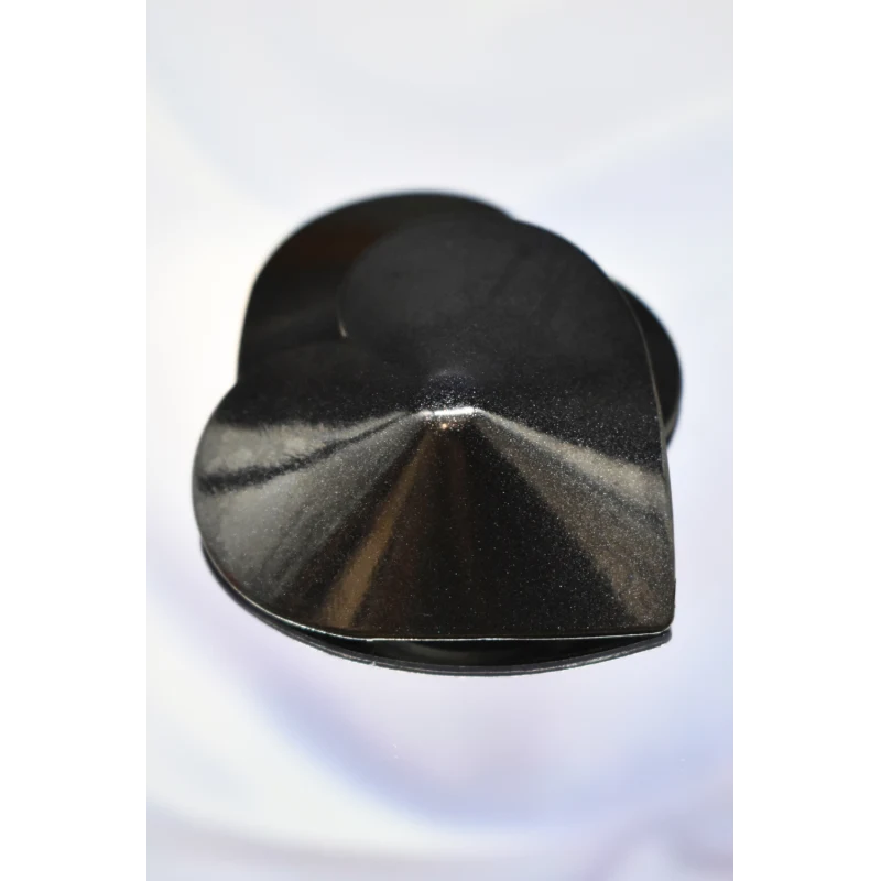 Nipple Métal noir Cache tétons cœur