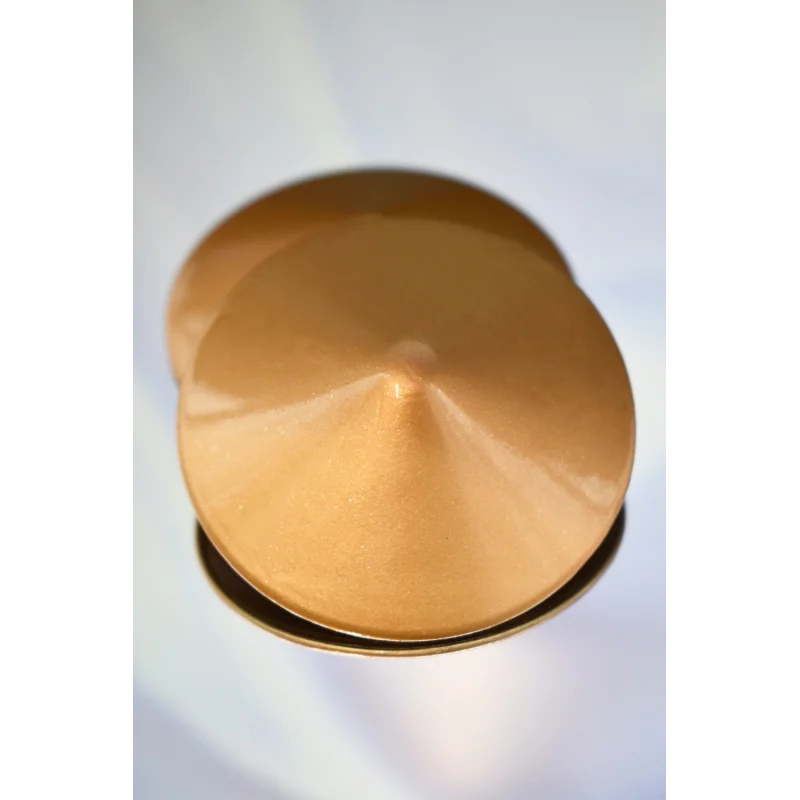 Nipple Métal doré Cache tétons cône