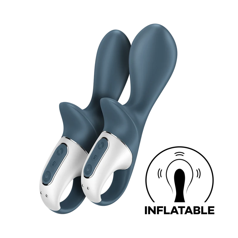Vibromasseur gonflable anal gris USB Air Pump Booty 2 Satisfyer