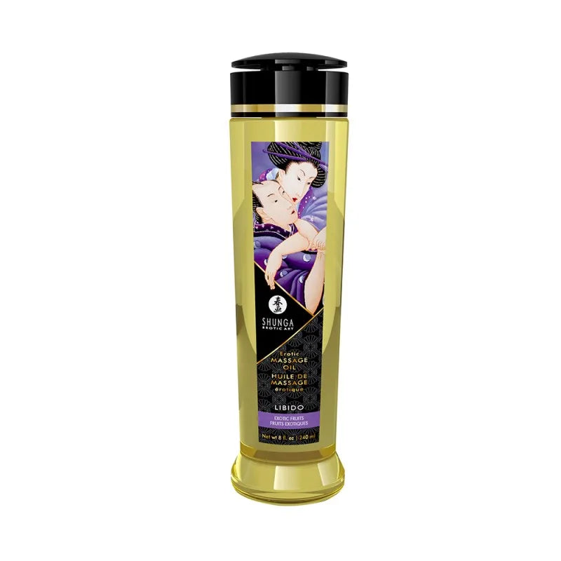 Huile de massage aphrodisiaque Fruits Exotiques 240ml