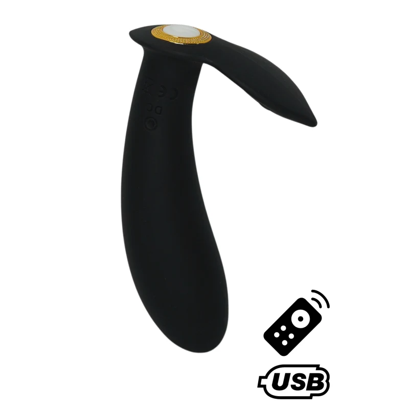 ERNEST, Mini vibromasseur avec stimulateur clitoridien USB, avec télécommande