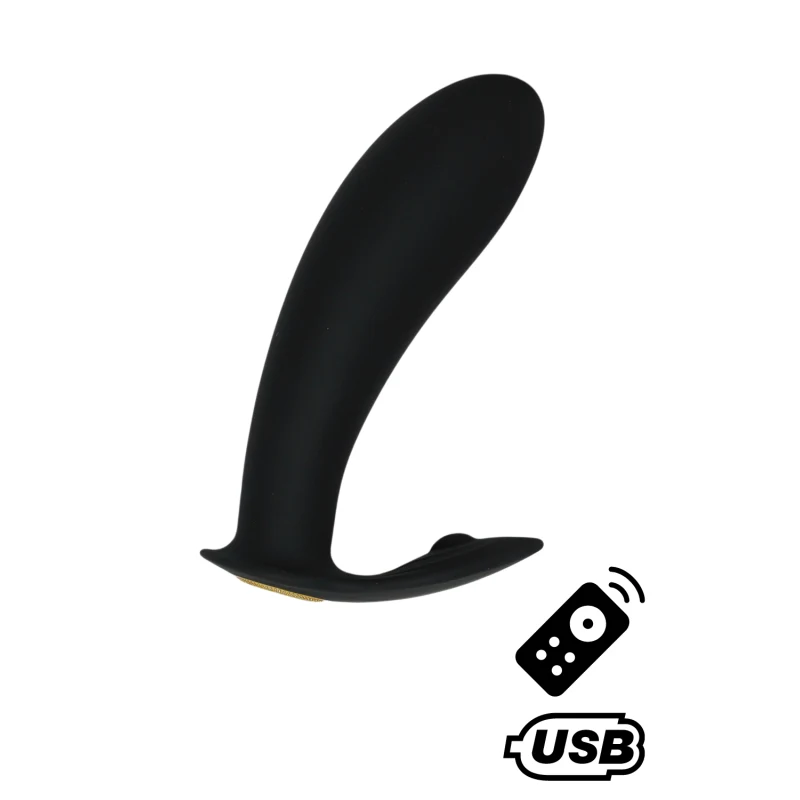 ERNEST, Mini vibromasseur avec stimulateur clitoridien USB, avec télécommande