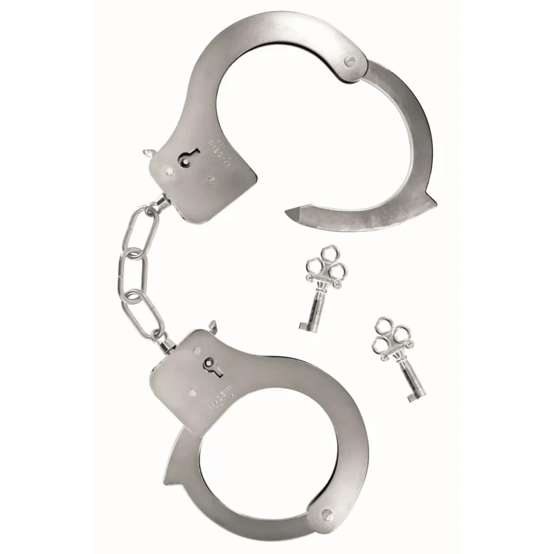 Menottes pour poignet en métal avec 2 clefs pour utilisateurs confirmés