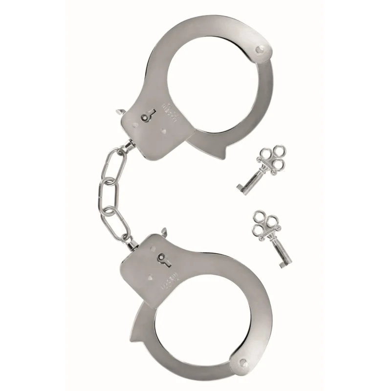 Menottes pour poignet en métal avec 2 clefs pour utilisateurs confirmés