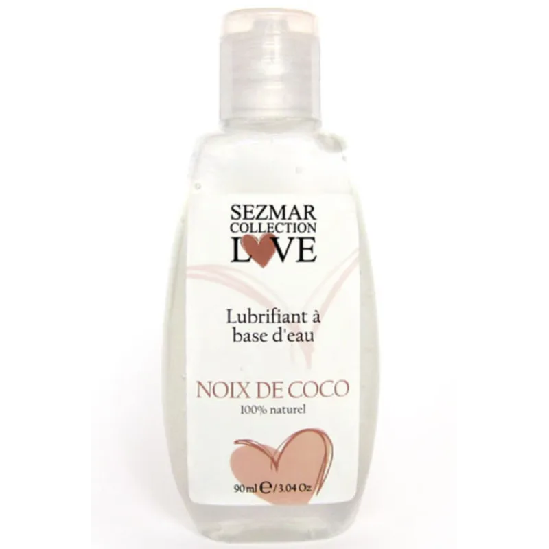 Lubrifiant à base d'eau 100% naturel Noix de Coco 90 ml