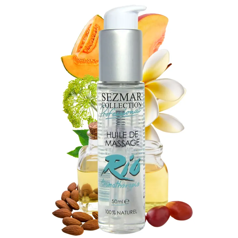 Huile de massage professionnelle RIO 100% naturelle 50 ml