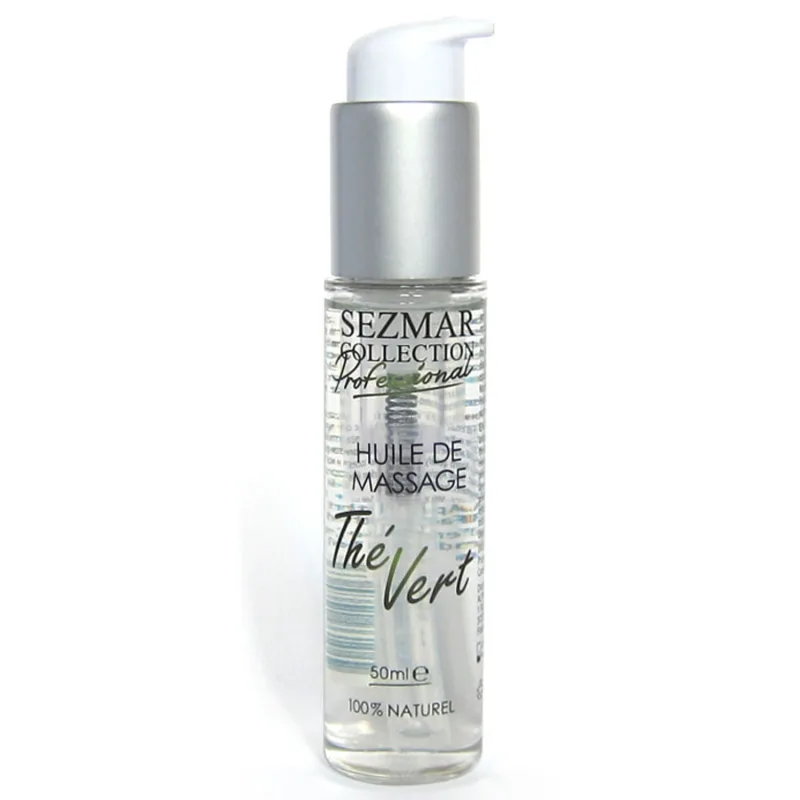 Huile de massage professionnelle Thé Vert 100% naturelle 50 ml