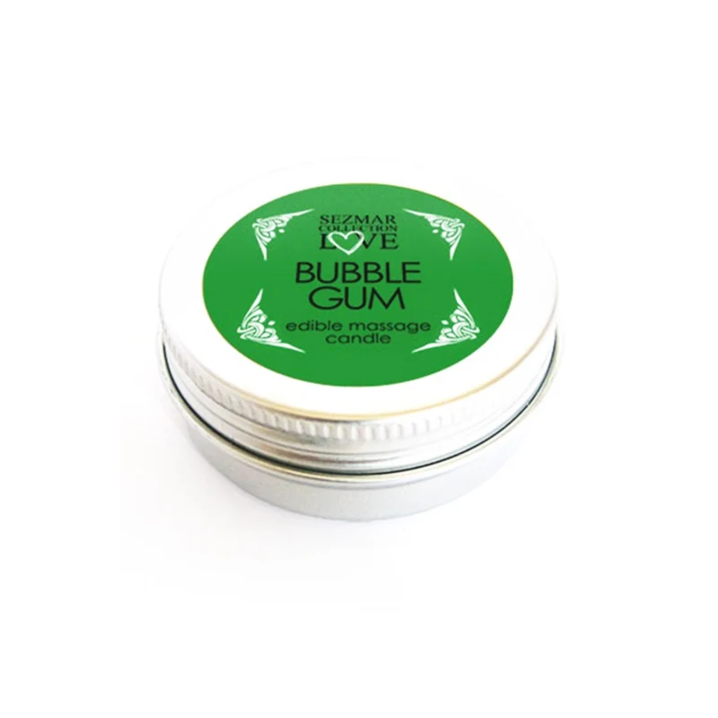 Mini Bougie de massage Bubble Gum 30ml 100% naturelle