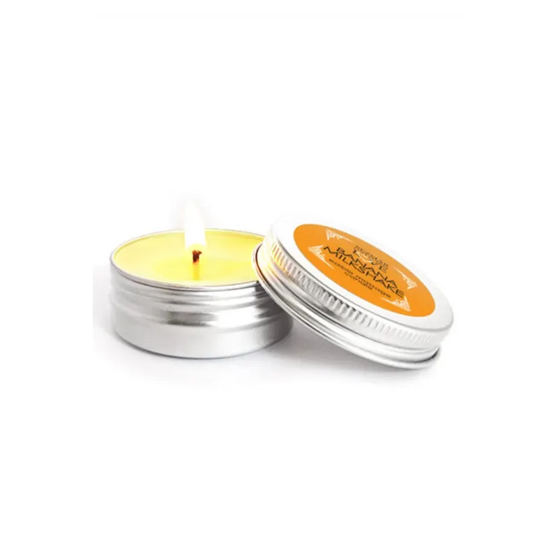 Mini Bougie de massage milshake banane 30ml 100% naturelle