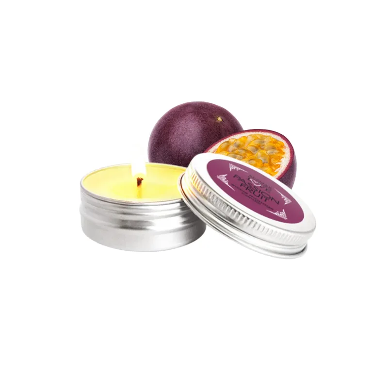 Mini Bougie de massage fruit de la passion 30ml 100% naturelle