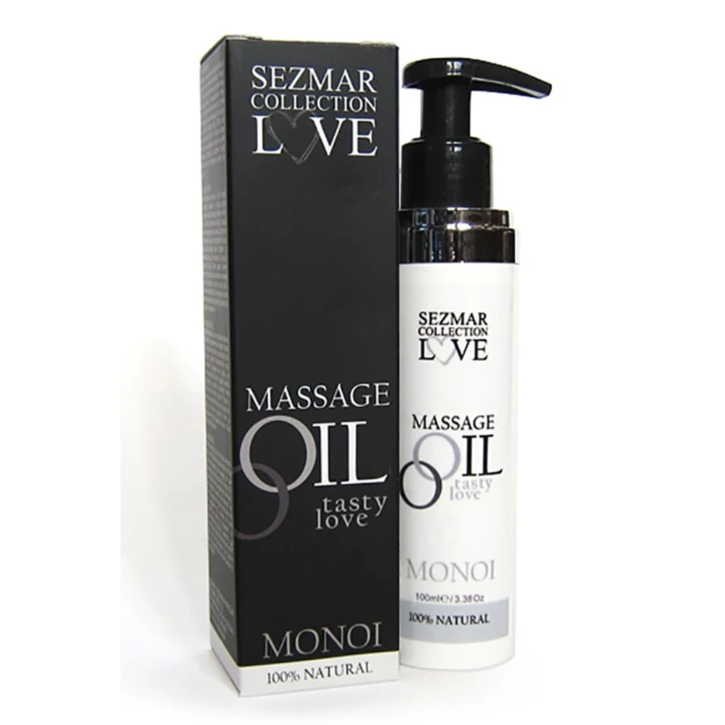 Huile de massage comestible 100% naturelle monoï 100ml