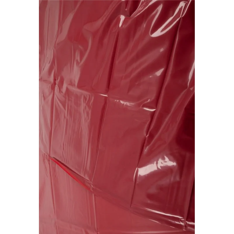 Drap de lit en vinyle rouge 200 x 230 cm