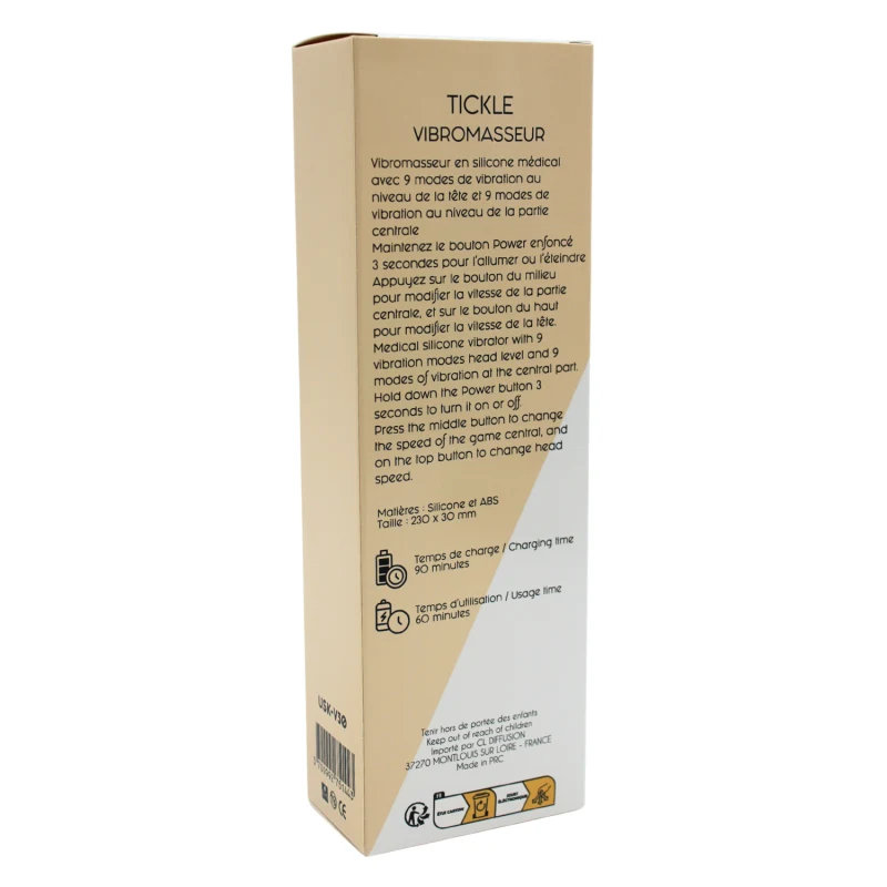 Vibromasseur TICKLE Double Stimulation – USK-V30