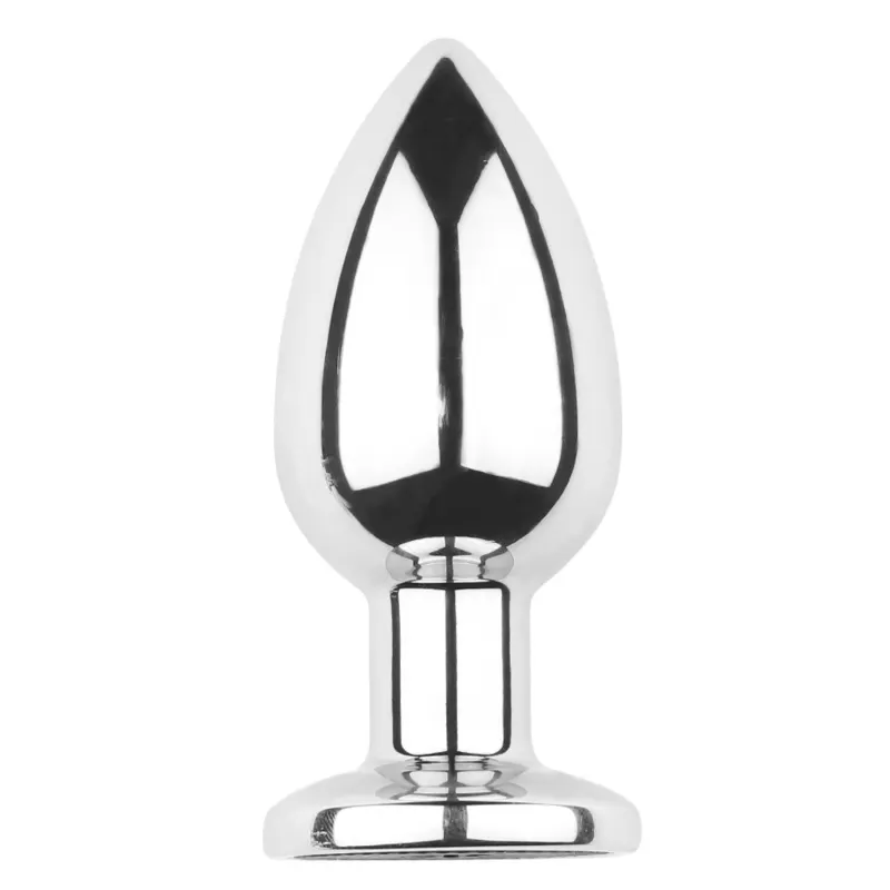 Plug vibrant acier inoxydable anal taille S avec télécommande, USB BOOTY
