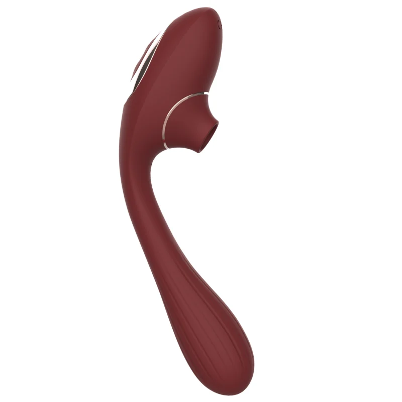 Stimulateur Clitoridien & Vibromasseur Point G 2-en-1 DINA Bordeaux