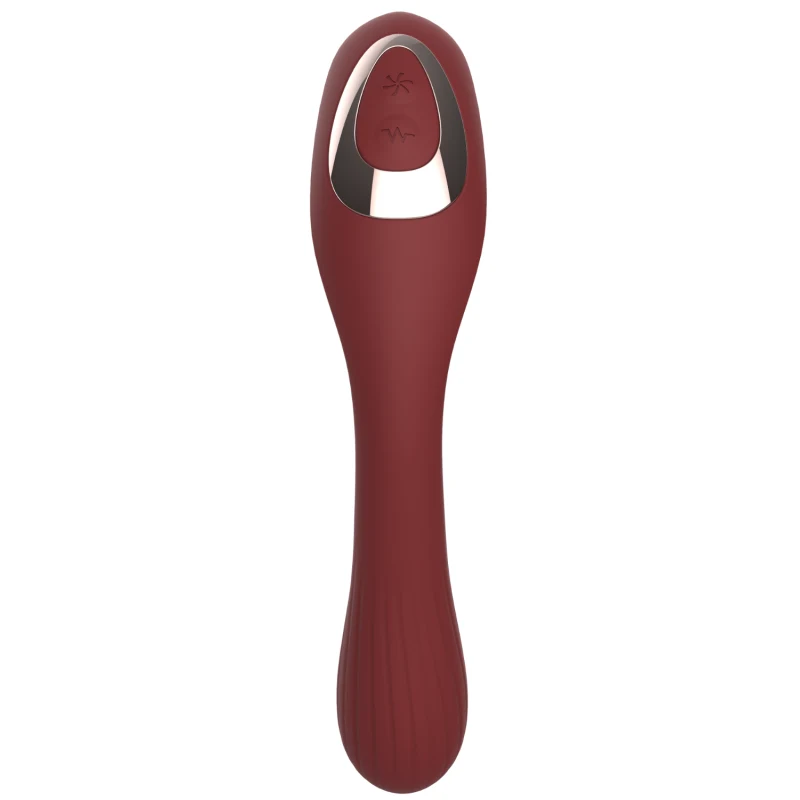 Stimulateur Clitoridien & Vibromasseur Point G 2-en-1 DINA Bordeaux