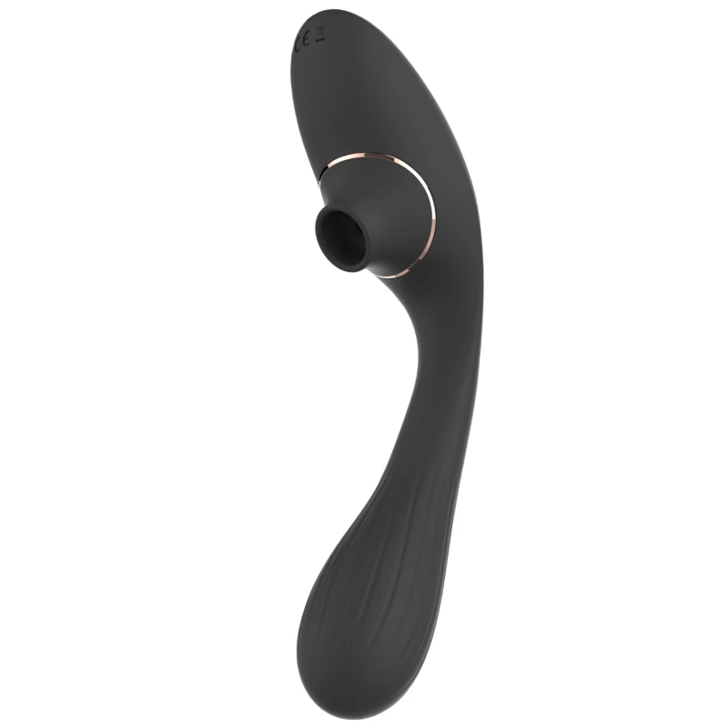 Stimulateur Clitoridien & Vibromasseur Point G 2-en-1 DINA Noir