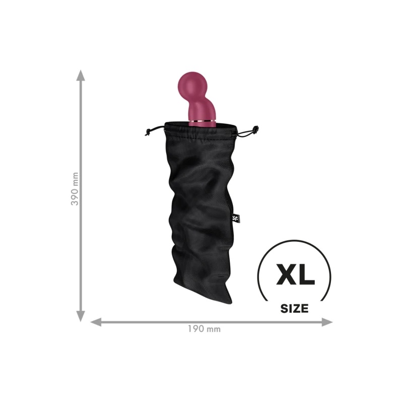 Sac de rangement sextoys noir taille XL Treasure Bag Satisfyer