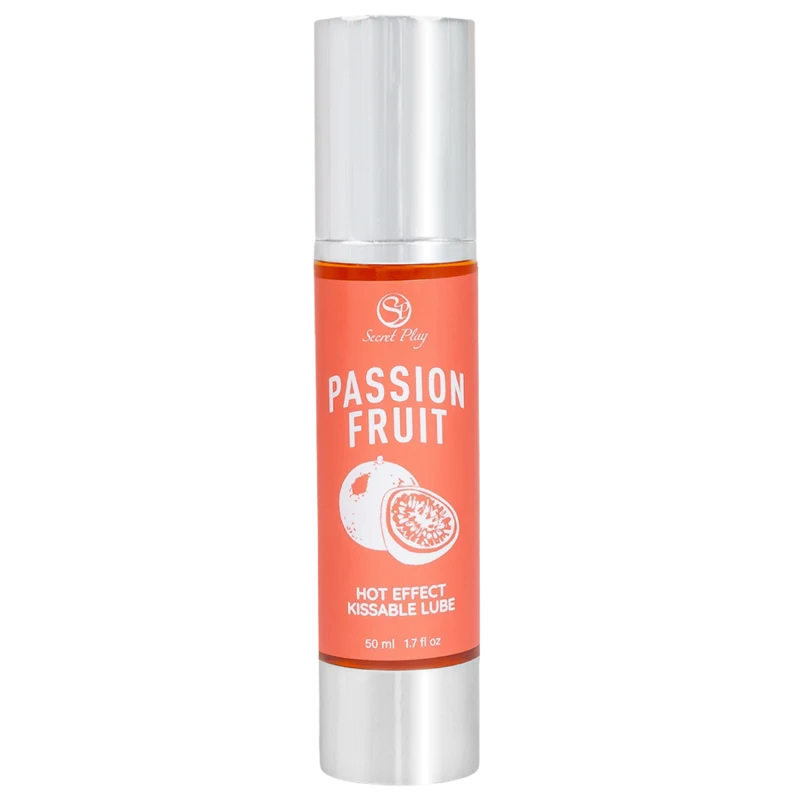 2 en 1 Lubrifiant et huile de massage fruit de la passion chauffant