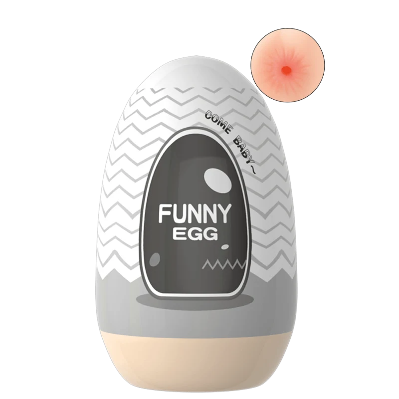 Gaine Masturbatrice Réutilisable FUNNY EGG – Design Réaliste Anus