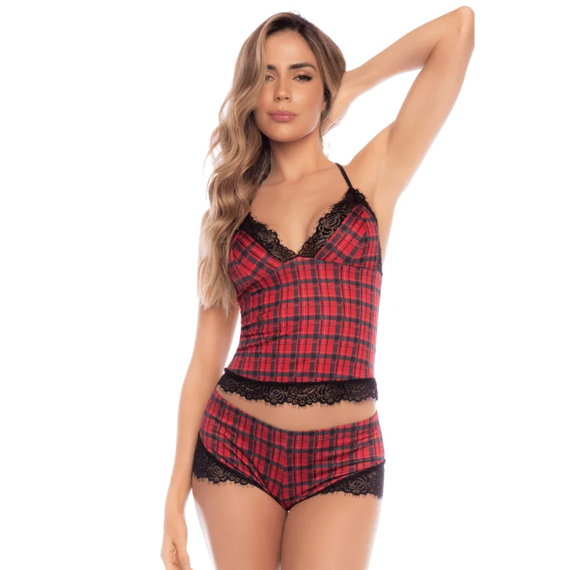 pyjama-2-pieces-imprime-ecossais-mal7589rdp