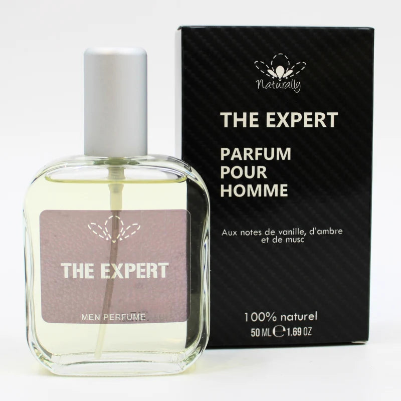 Parfum homme 100% naturel – Vanille, ambre musc – 50 ml