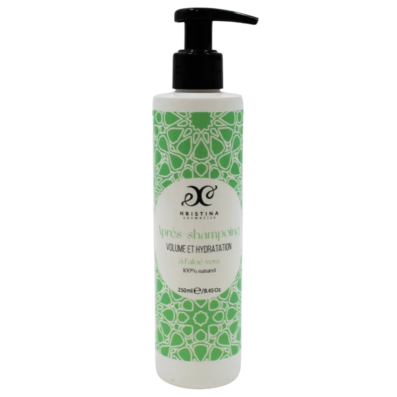 Après-shampoing volume et hydratation enrichi à l'aloe vera 100% naturel 250ml